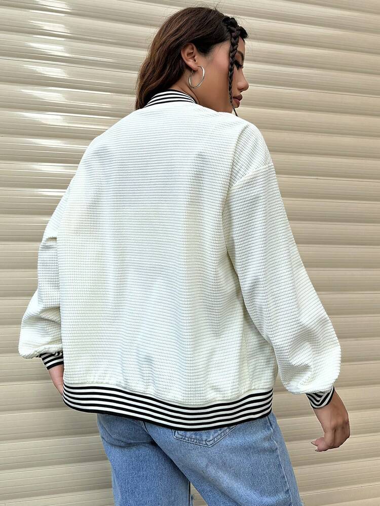 Striped Pattern Jacket