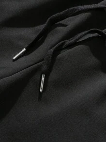 Manfinity Homme 3 pares de pantalones cortos lisos con estampado de letras y cordón en la cintura para hombres - Multicolor - Ver 6