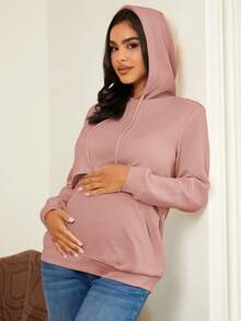 SHEIN Breastfeeding Hoodie - Pink - View 4