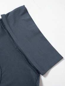 SHEIN EZwear Top De Mujer Con Corte Halter Y Recortes