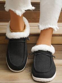 Của phụ nữ Thoải mái Khối màu Điền kinh Giày thể thao Với Giày lười Thiết kế Và Bằng phẳng - màu đen - Xem 8