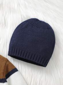 SHEIN Baby Boy Colorblock Sweater Jumpsuit For Crawling - Multicolor - View 3