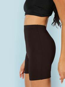 EURMUSE Einfarbige Damen-radhose - Braun - Übersicht 3