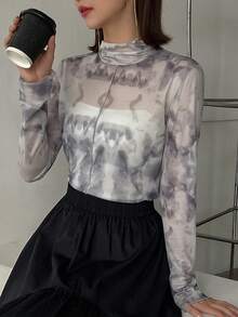 FRIFUL What About The Mid-collar Long-sleeved T-shirt? - Multicolor - View 7