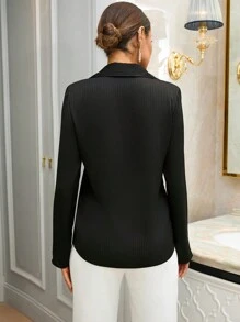 Aveloria Women's Long Sleeve Ruffle Trim Blouse