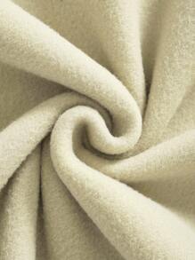 Men's Deer Antler Pattern Kangaroo Pocket Drawstring Hoodie Sweatshirt - Khaki - View 5