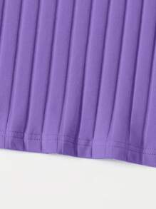 SHEIN Essnce 女款純色羅紋針織連身裙