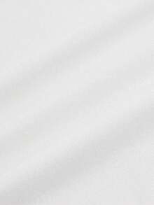 SHEIN Coolane Short Sleeve T-shirt With Graphic Text Design - White - View 3