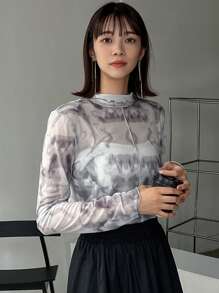 FRIFUL What About The Mid-collar Long-sleeved T-shirt? - Multicolor - View 1