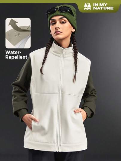 In My Nature Chaleco Impermeable Para Exteriores Para Mujer