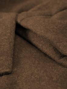 Manfinity Homme 男士寬鬆顏色拼接單排釦外套 - 卡其色 - 查看 5