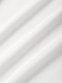 Manfinity Homme Nam Gấu Hoạt hình In Tay áo dài Áo thun - trắng - Xem 6