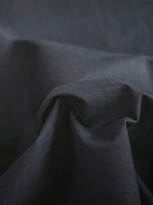 1 pieza Sábana ajustada impermeable de compuesto TPU de unicolor - Negro - Ver 6