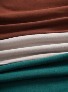 INAWLY 女士3入組緊身高領純色t恤 - 彩色 - 查看 6