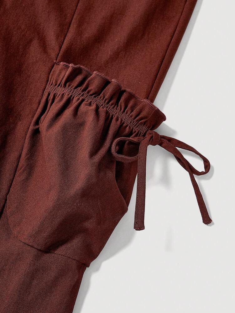 Women's Flared Trousers With Side Pockets