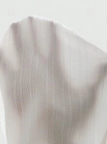 Breezaya Guipure Lace Panel Tie Backless Cami Top & Shorts - White - View 7