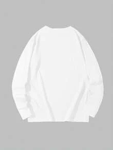 SHEIN LUNE 大尺碼圓領獅子印花t恤