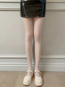 ROMWE Kawaii 1雙蝴蝶結襪子 - 白色 - 查看 1