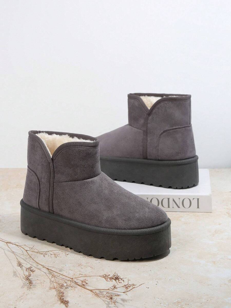 SHUZIA Women's Ankle Boots & Short Boots, Minimalist & Practical Multifunctional - Grey - View 1