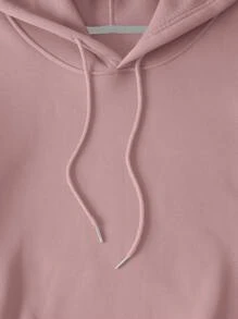 INAWLY 大码女式连帽运动衫，带抽绳和保暖内衬，适合冬季穿着