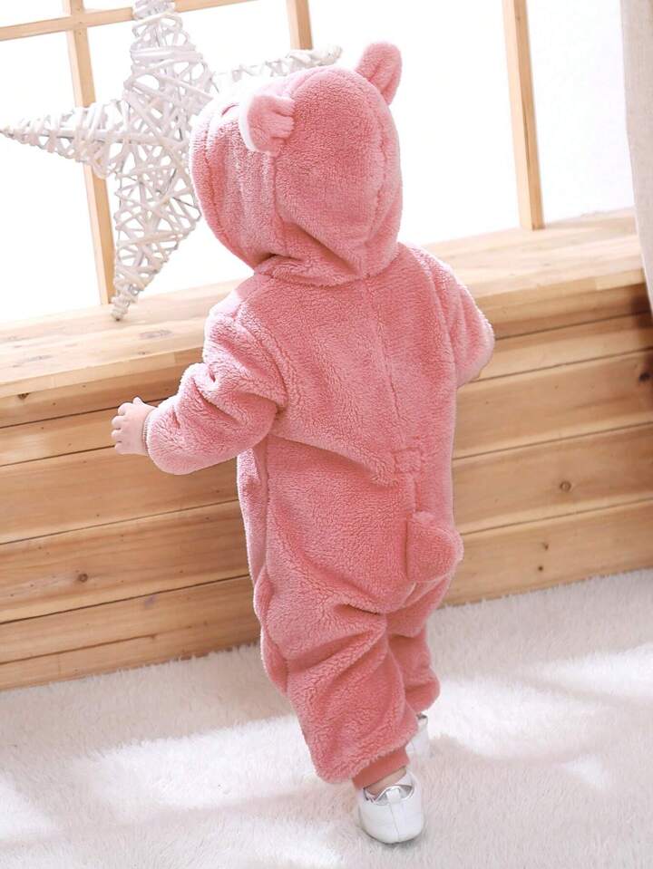 SHEIN ベビーオーバーオール 6-9M ピンク SHEIN ベビーオーバーオール 6-9M ピンク