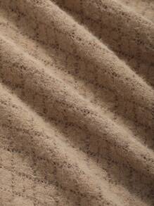 FRIFUL 女士立领长袖T恤，秋季女装，保暖内衬 - 卡其色 - 查看 7