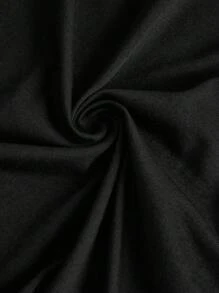 Manfinity RelaxMax Camiseta de manga larga con borde asimétrico y llana, para vacaciones