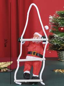 ROMWE Kawaii 1入聖誕老人裝飾掛飾 - 黑色 - 查看 3