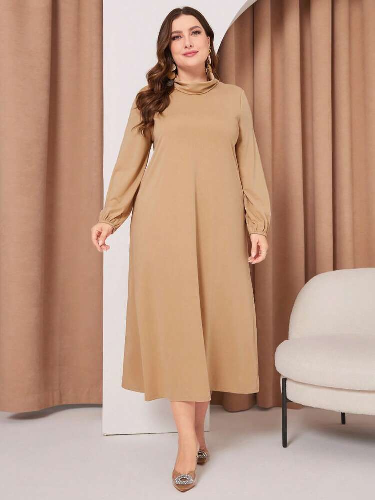 Plus Size Women'S Asymmetrical Hem Long T-Shirt And Wide Leg Capris Pants Two Piece Set