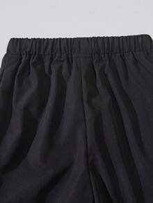 SHEIN 3入組適合青少年男孩戶外活動的運動休閒長褲 - 彩色 - 查看 5