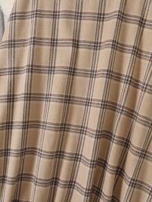 Calvaya Plus Size Plaid A-Hem Skirt - Multicolor - View 6