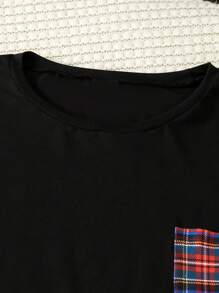 男士格紋睡衣套裝 - 彩色 - 查看 5