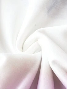 SHEIN LUNE 女士加大码撞色圆领落肩套头卫衣秋季卫衣 - 彩色 - 查看 5