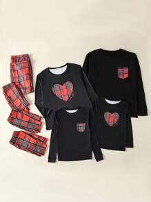 男士格紋睡衣套裝 - 彩色 - 查看 7