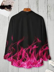 Manfinity EMRG Camisa De Talla Grande Para Hombre - Multicolor - Ver 2