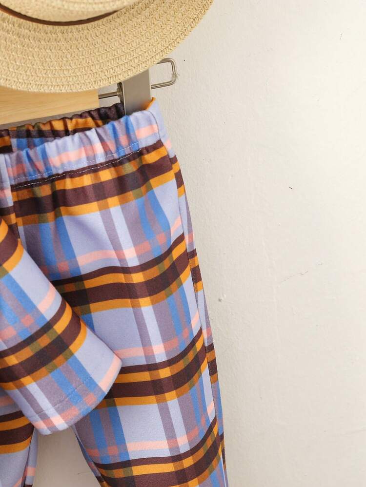Baby Boys' Plaid Gentleman Suit Set