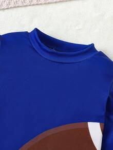 Infant Boys' Autumn & Winter Rugby Top 2pcs/Set, Casual All-Match Style - Multicolor - View 6