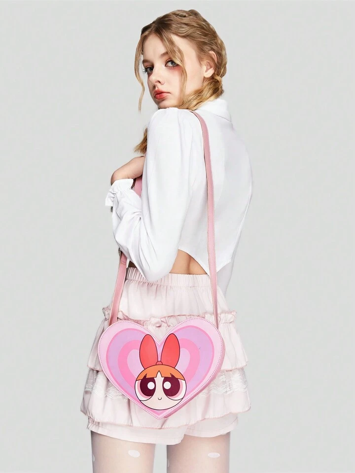 Our The Powerpuff Girls | ROMWE Cartoon Graphic Heart Design