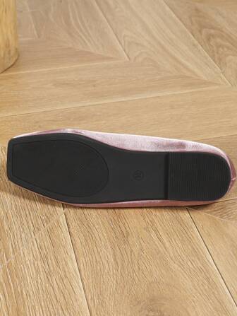 2025 Autumn Ladies' Flat Ballet Shoes With Ankle Straps