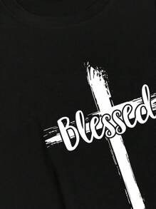 Manfinity LEGND Men's Letter Printed T-shirt