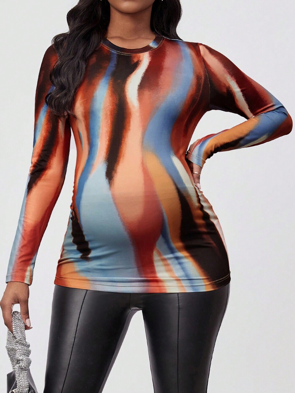 Maternity Tie-dye T-shirt
