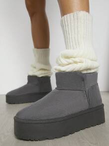 SHUZIA 女式踝短靴 - 灰色 - 查看 5