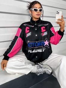 SHEIN Coolane Của phụ nữ Kích thước lớn Chức năng Áo khoác - Nhiều màu - Xem 6