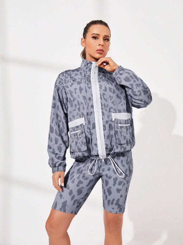 Sports Tennis Basic Outdoors&Pockets Overalls With  JACKET
