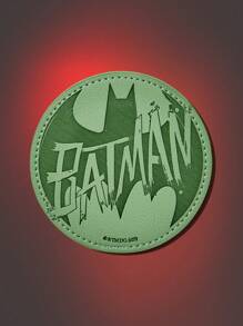 Batman X ROMWE 1 Pieza Posavasos De Taza Verde - Verde - Ver 2
