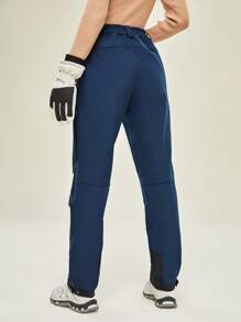 In My Nature In My Nature Pattern Printed Outdoor Trousers With Diagonal Pockets