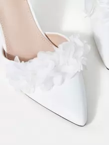 SheIn SXY 1雙高跟鞋泵 - 白色 - 查看 5