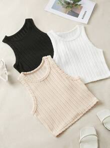 SHEIN Unity 女士輪廓修身背心 - 彩色 - 查看 5