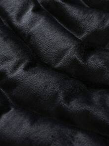 Manfinity Homme Loose Fit Color Block Hooded Long Sleeve Men's Padded Coat - Brown - View 3