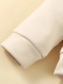 Bimbo con stampa orso Felpa con cappuccio & a quadri Pantaloni